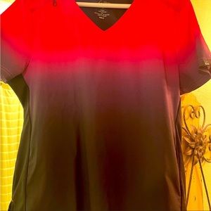 Koi pink and Black Scrub Set XL/L